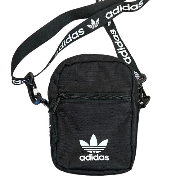 🤩 SALE Adidas Original Crossbody Festival Bag - Black NWOT - Picture 4 of 8